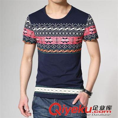 2015夏装韩版潮流男士短袖T恤 厂家直销，定义夏季新风尚